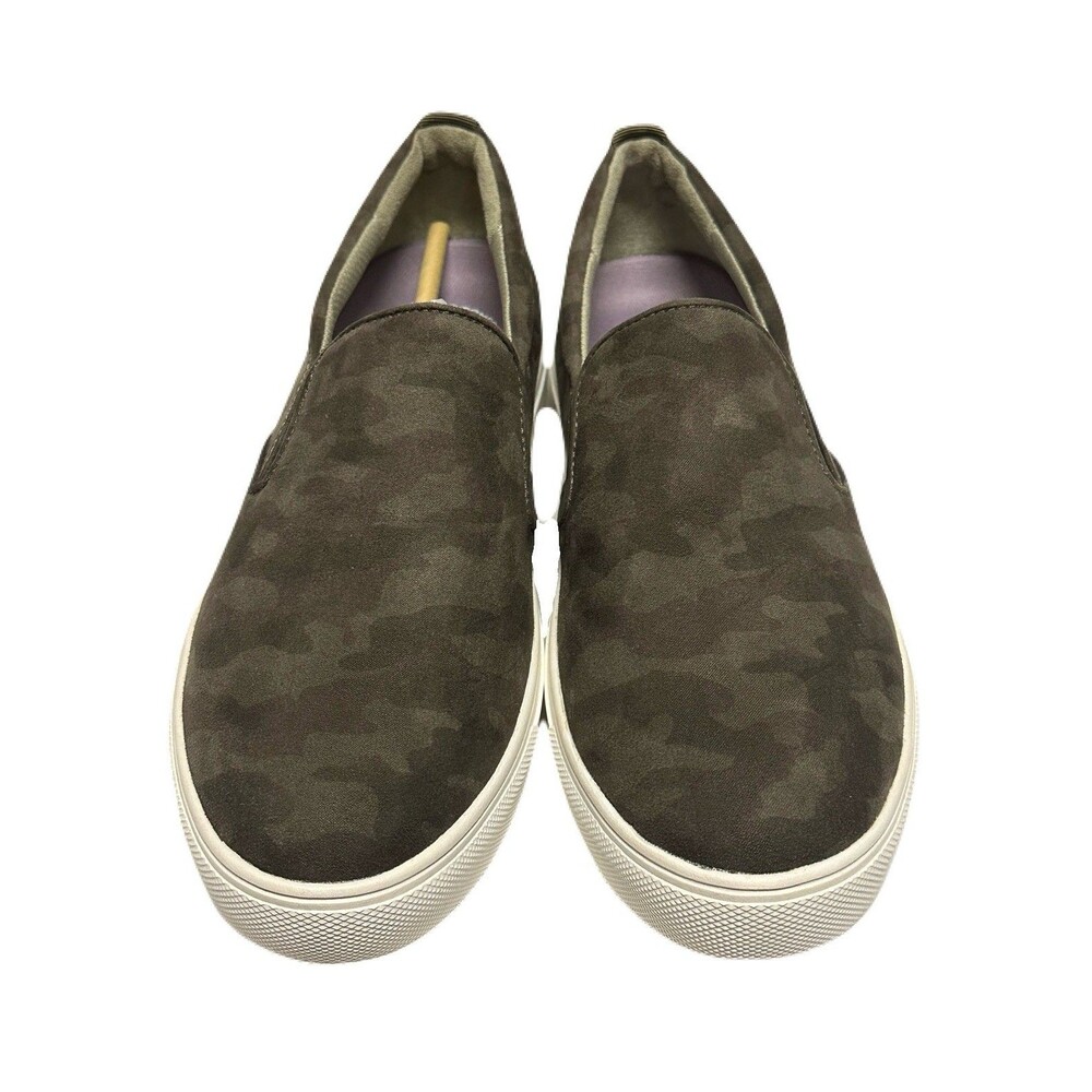 NEW Dr Scholls Womens Size 10 No Bad Days Olive Green Camo Slip On Sneaker - Picture 3 of 10